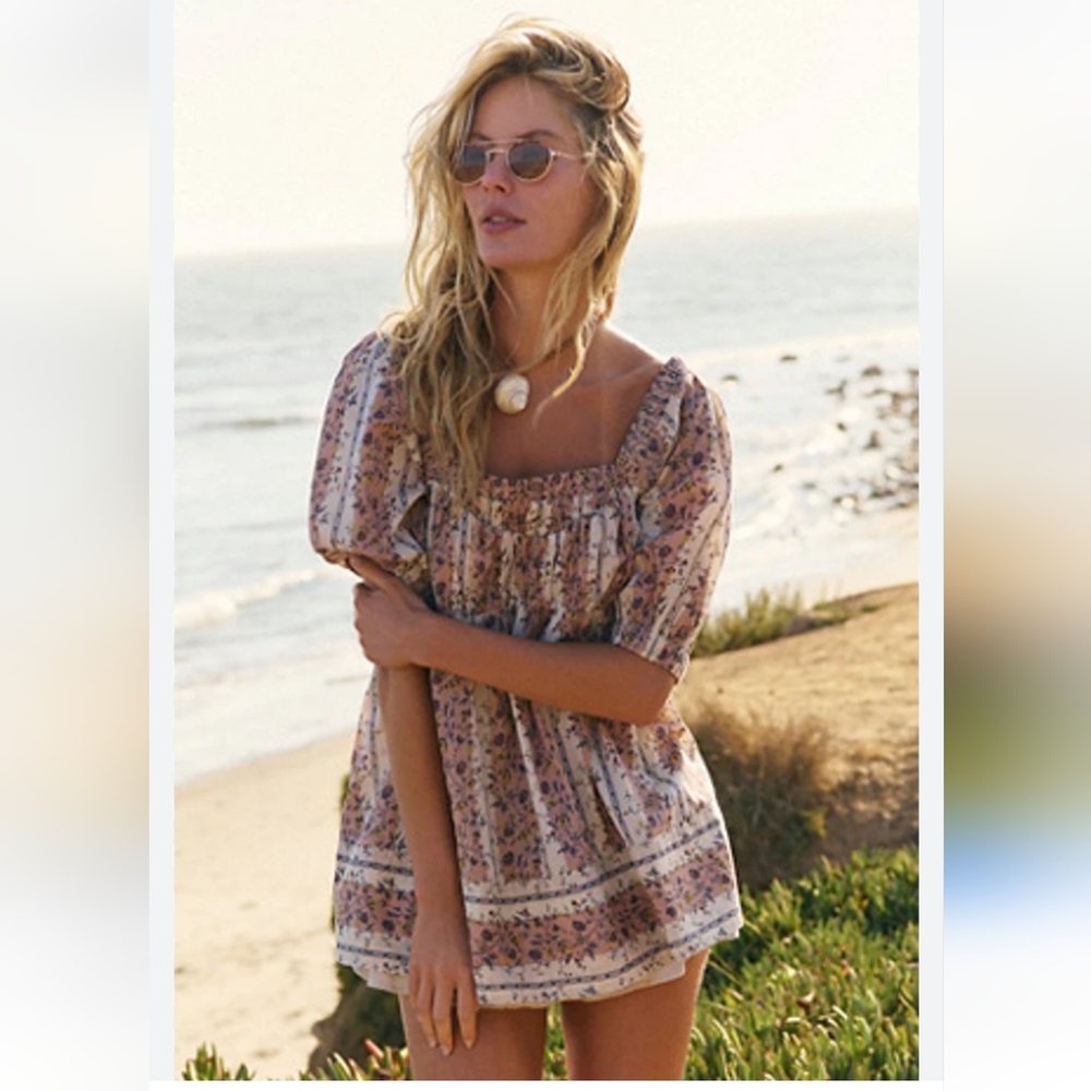 Free People Vintage Lover 100 % Cotton Top tags removed, not worn, size XL